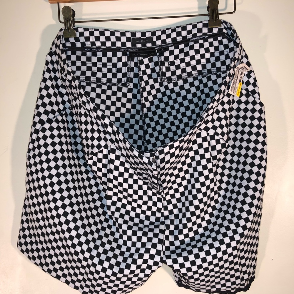 Checkered shorts
